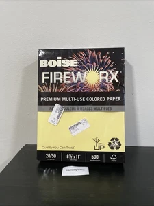 Crackling Canary Yellow Boise Fireworx 20/50 Pfund 500 Blatt Premium Papier Stapel - Bild 1 von 3