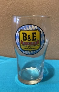 B&E Biere Beer Glass 0.3 L / 10 oz. Made in Germany Rare - Picture 1 of 8