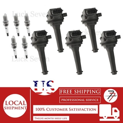 5pcs Genuine Volvo Ignition Coils 2003-2006 XC90 2.5L L5 48127 - Imagem 1 de 4