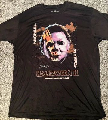 Halloween II Michael Myers Nightmare Isn’t Over Polyester T-Shirt Men’s Large - Image 1 of 3