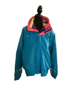 Vintage Columbia Neon Bugaboo Ski Jacket Mens XL Radial Sleeve-90s 3 in 1 - Picture 1 of 11
