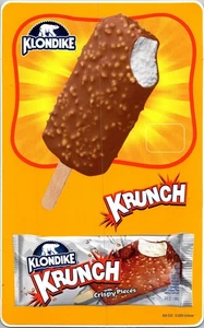 Adesivo Vintage Buon Umore Prezzi 5"x7" Klondike Krunch Bar - Foto 1 di 2