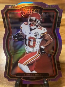 💎2017 Select Tyreek Hill Premier Level Purple Die Cut HOLO PRIZM /75 SP RARE💎 - Picture 1 of 3