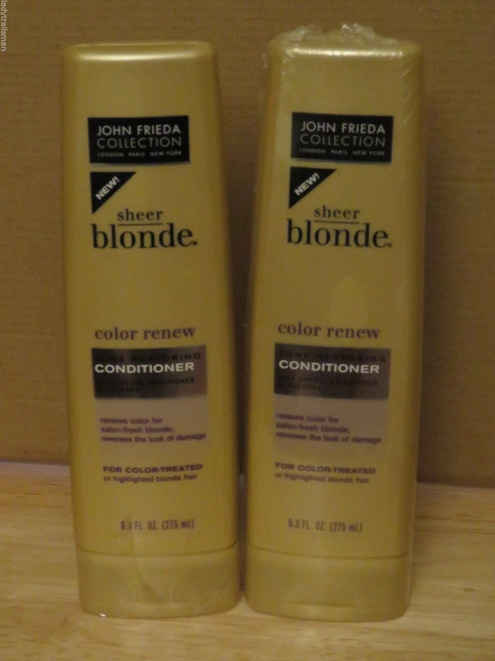 2-JOHN FRIEDA SHEER BLONDE COLOR RENEW TONE RESTORING CONDITIONER 9.3oz  - Image 1 of 1