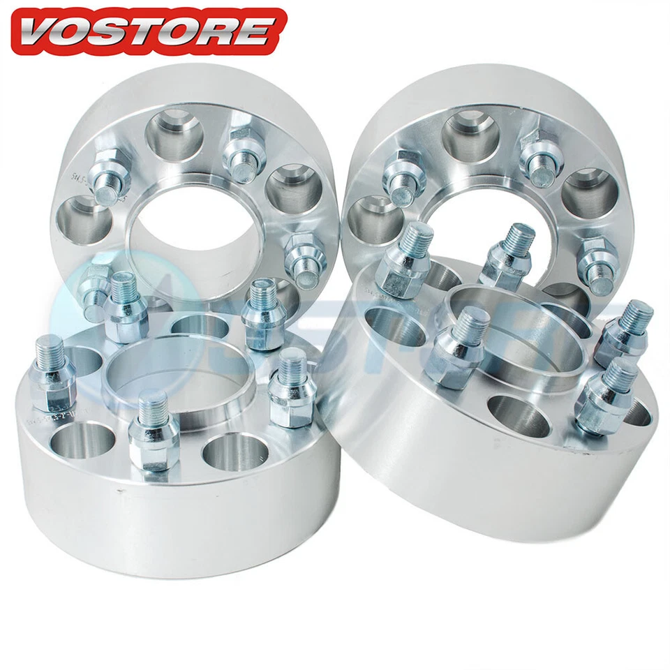 (4) 2'' 5 Lug Hubcentric Wheel Spacers Adapters 5x4.5 for Jeep Grand Cherokee ZJ - Image 1 of 4