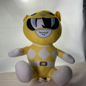 7” YELLOW Power Rangers Plush Toy Factory Doll Figure Saban's Hasbro Kids - Picture 1 of 3