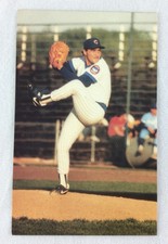 1986 Johnny Abrego, Iowa Cubs TCMA Stars of the Future Color Postcard