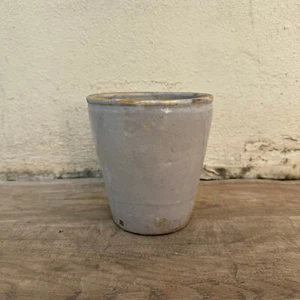 Antique French Italian 19th Century Sardine Jar Pot 5 1/4" High 1807242 - Picture 1 of 5