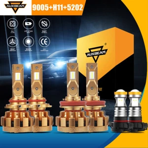 For 2015-2019 Chevy Colorado AUXBEAM 6000K White LED Headlight High Low Foglight - Picture 1 of 12