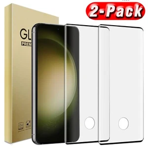 For Samsung Galaxy S23 Plus FE Ultra 5G Clear Screen Protector Tempered Glass - Picture 1 of 16