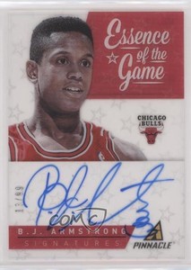 2013-14 Panini Pinnacle Essence of the Game Signatures /99 BJ Armstrong #17 Auto