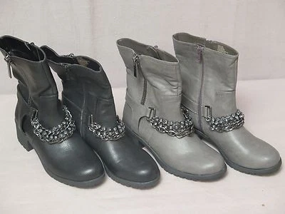 Botas de moto Simply Vera Marni estrás nuevas grises o negras Foto 1 de 4