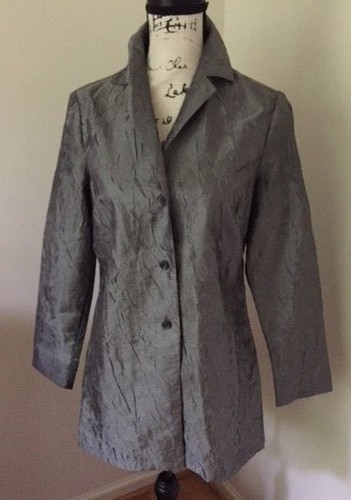 VERSACE Giacca leggera donna tre cotone Jianni. Grigio. Taglia: 10.