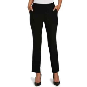 Rafaella Women's Millenium High Pull On Stretch Pant - Black Size 18 NWT Comfy - Picture 1 of 8