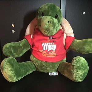 Build a Bear Green Trekkin'Turtle Peluche con Mochila Marrón Extraíble Retirada - Imagen 1 de 7