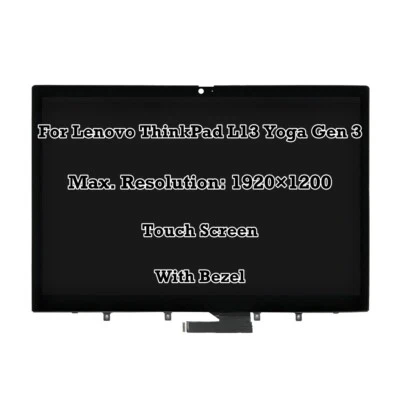 13.3" IPS LCD Touchscreen Assembly For Lenovo ThinkPad L13 Yoga Gen 3 21BB0065US - Image 1 of 4