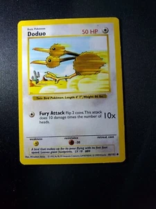1999 Vintage WOTC Pokemon Unlimited Base Set Doduo #48/102 - LP - Picture 1 of 2