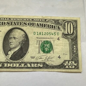 1974 $10 Ten Dollar Bill Federal Reserve Note - Cleveland - Picture 1 of 4