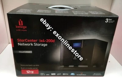 34793 - Iomega StorCenter ix4-200d 12TB 4x3TB Network Storage Cloud Edition - Image 1 of 2