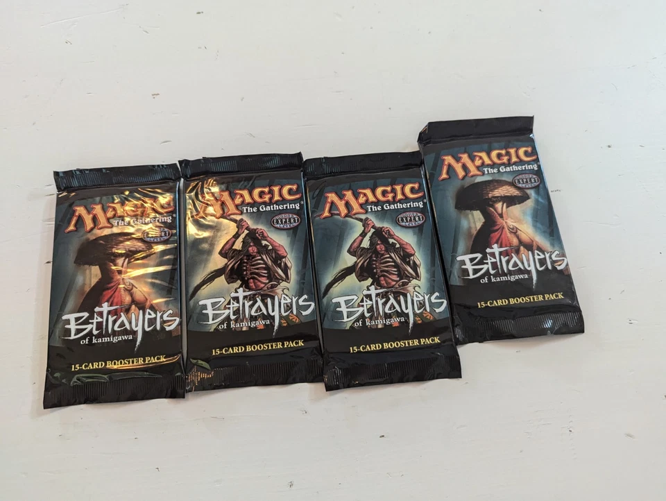 Magic The Gathering Betrayers of Kamigawa Booster Pack 4x Boosters - Image 1 of 1
