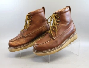 BOTAS DE TRABAJO DE CUERO DE COLECCIÓN DIEHARD MOC PUNTERA/SUELA DE CREPÉ PARA HOMBRE TALLA 8D - Imagen 1 de 8
