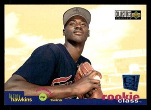 LaTroy Hawkins 1995 Collector's Choice SE Rookie Card #7 Minnesota Twins