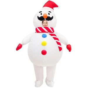 Inflatable Christmas Snowman Costume Snowman Inflatable Costumes Santa Claus ... - Picture 1 of 7