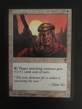 1x Infantry Veteran Visions Edition MTG Magic The Gathering MP Cond English