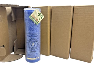 Aloha Bay Chakra Candle 4 Visuddha Blue Unscented 16 Oz Jar Vegan Fair Trade NIB - Picture 1 of 6