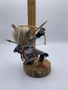 Wolf Archer  Doll 7” Signed E Burbank Native American - Picture 1 of 7