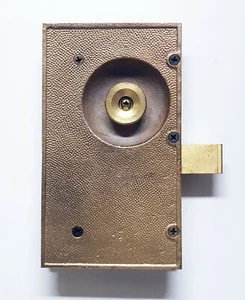 Marks W2700-L Cast Bronze Swinging Gate Lock Latch Less Cylinder - Picture 1 of 3