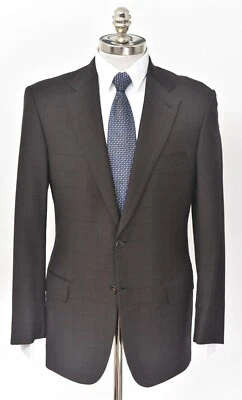 Casaco esportivo Brioni Parlamento marrom lã cashmere janela 40 R (UE 50) novo com etiquetas - Imagem 1 de 4