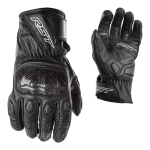 RST 2123 Stunt III 3 Motorcycle Gloves Black Mid Length Ce Approved Black - Picture 1 of 4
