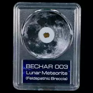 Mondgestein Mondmeteorit Bechar 003 Algerische Sahara Wüste entdeckt 2022 COA - Bild 1 von 5