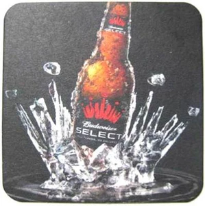 BUDWEISER SELECT 99 Calories Beer COASTER, Mat, Anheuser-Busch, MISSOURI, c2008 - Picture 1 of 2