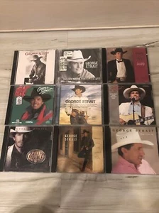 George Strait 9 CD 💿 LOT Somewhere Down In Texas Pure Country Blue Clear Livin - Bild 1 von 8