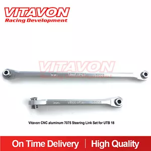 Juego de eslabones de dirección Vitavon CNC aluminio 7075 para UTB 18 - Imagen 1 de 4