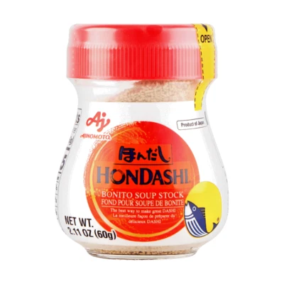 Ajinomoto Japanese Hondashi Bonito Dashi Soup Stock Salt Subsititute 2.11 oz 60g