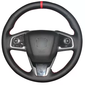 Cubierta de volante de coche para Honda Civic Civic 10 2016-2019 CRV CR-V Clarity - Imagen 1 de 11