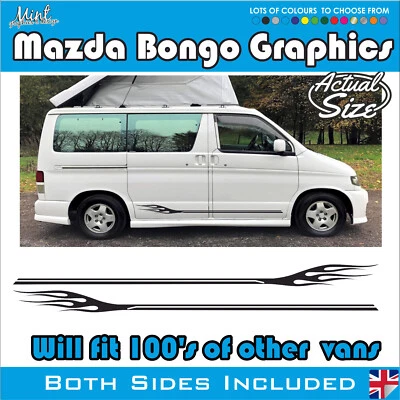 MAZDA BONGO Camper Side friendee Stripe Decals Stickers Van Graphics NO P&P 049 - Image 1 of 3