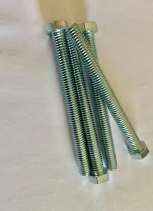 1/4-20 FULL THREAD BOLT ZINC (tap bolt all sizes) - Picture 1 of 4