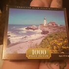 1000 piece puzzle, "Lighthouse, Portland Head, Maine" 20x27 New