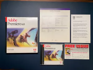 Adobe Premiere 6.0, Educational Version, Apple Mac OS with Serial, Sealed - Picture 1 of 20