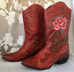 Las mejores ofertas en Botas de Flores Rojas para Mujeres | eBay