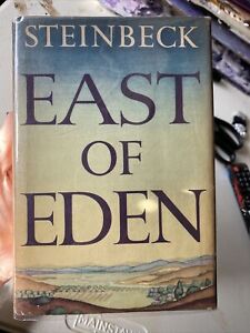 John Steinbeck East of Eden FIRST EDITION FIRST PRINTING & ISSUE p. 281 bite DJ