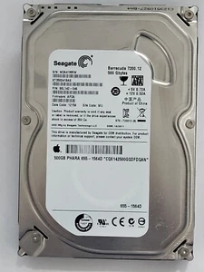 ST3500418AS, SN: W2A, WU, PN: 9SL142-046, FW: AP2A, 12156,Seagate 500Gb 3.5" HDD - Imagen 1 de 2