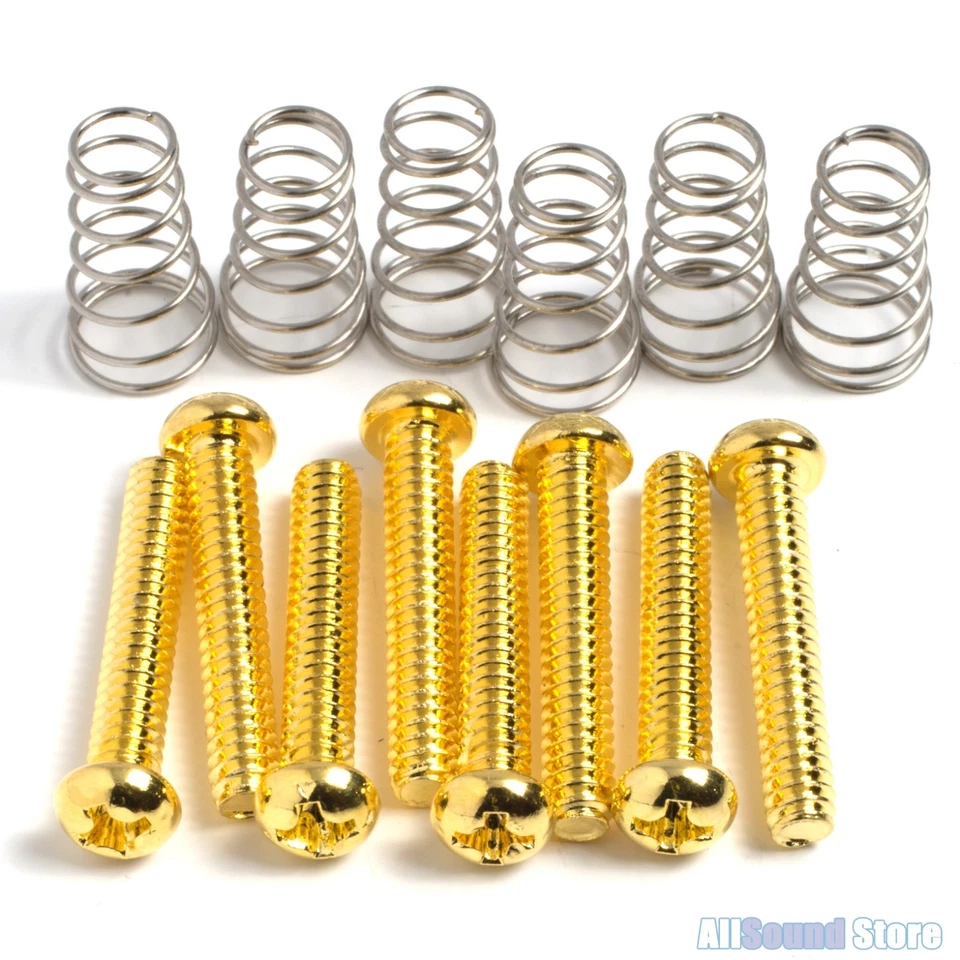 Tornillos de pastilla/interruptor/resortes para Fender Stratocaster/Strat® #6-32 bobina única Foto 1 de 1