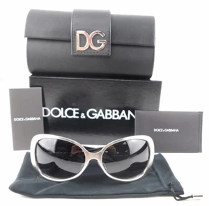 DOLCE & GABBANA DG2062 061 8G 62 16 125 Black Plastic Metal Womens Sunglasses - Picture 1 of 7
