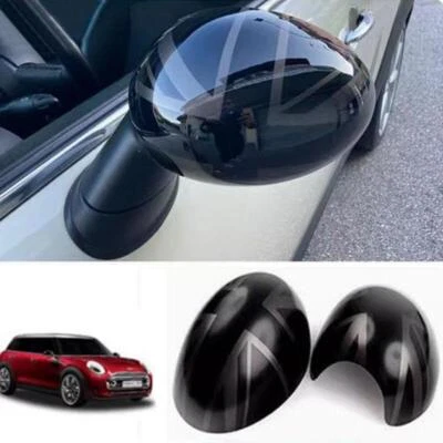 Night Jack Side Mirror Cover Manual Fold For MINI Cooper R55 R56 R57 R58 R60 R61 - Изображение 1 из 4