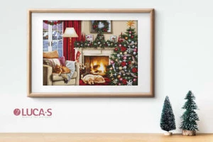 Christmas interior B591L Luca-S Counted Cross-Stitch Kit - Picture 1 of 7